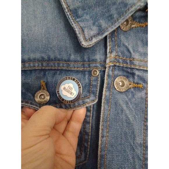 Rare Paul McCartney “Got Back” Tour 2022 Denim Jacket Men's Size M - Picture 6 of 14